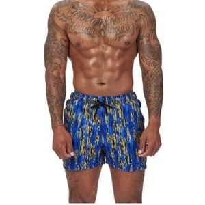 Striking Blue Brand New Trunks